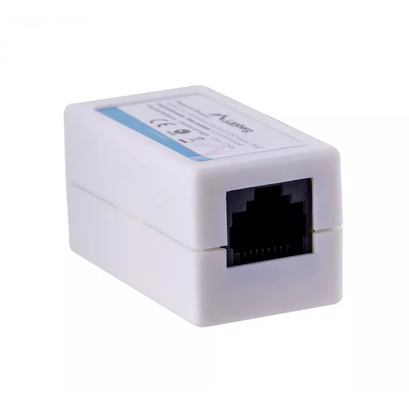 LANBERG AD-RJ45-RJ45-OU6 tinklo jungtis – baltas RJ-45 lizdų adapteris Cat.6