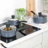 Puodų rinkinys Russell Hobbs Nightfall Stone 3 dalių 16/18/20 cm nelimpanti danga
