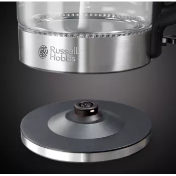 Elektrinis virdulys Russell Hobbs 1.7 L 2200 W Stiklas Nerūdijantis plienas Skaidrus