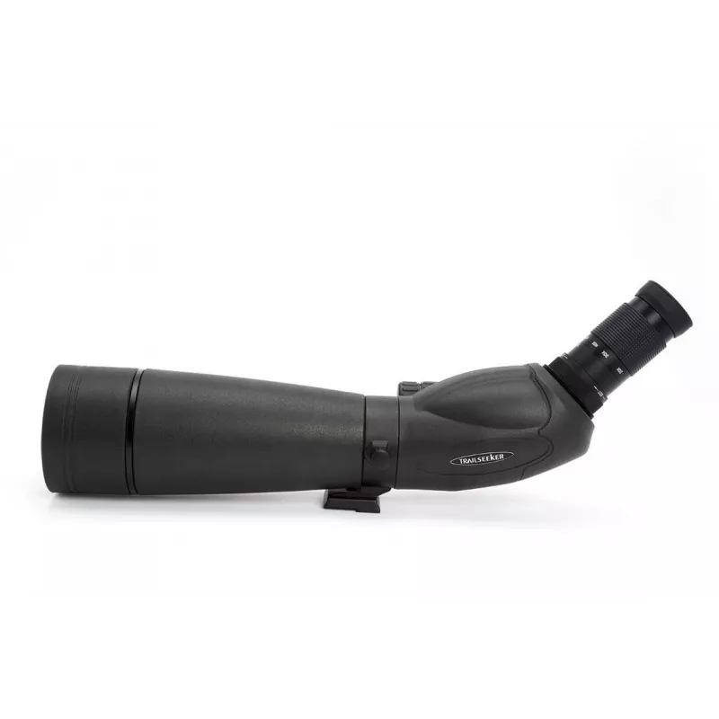 Celestron TrailSeeker 80-45 laipsnių žiūroninis teleskopas 60x BaK-4 juodas