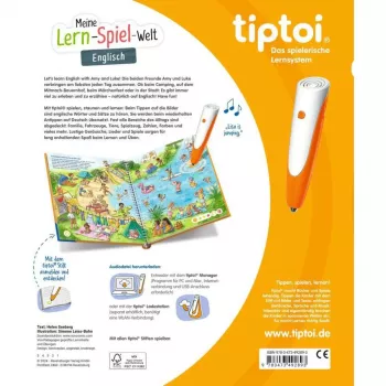 tiptoi Meine Lern-Spiel-Welt: English, Mokomoji knygelė anglų kalbai
