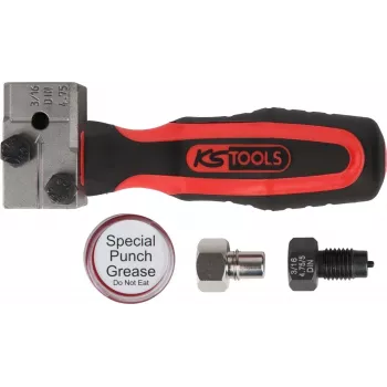Stabdžių vamzdelių išplatintuvų rinkinys ks tools FLAREFIXeco 4,75 mm, 4 dalių