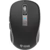 Belaidė pelė su dvigubu WiFi+Bluetooth ryšiu, įkraunama baterija, 5 mygtukai – Yenkee YMS 2085BK NOBLE