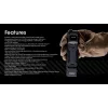 Rankinis žibintuvėlis Nitecore EDC29 nerūdijančio plieno korpusas, 2 LED, 15–6500 lm, IP54, įkraunamas per USB