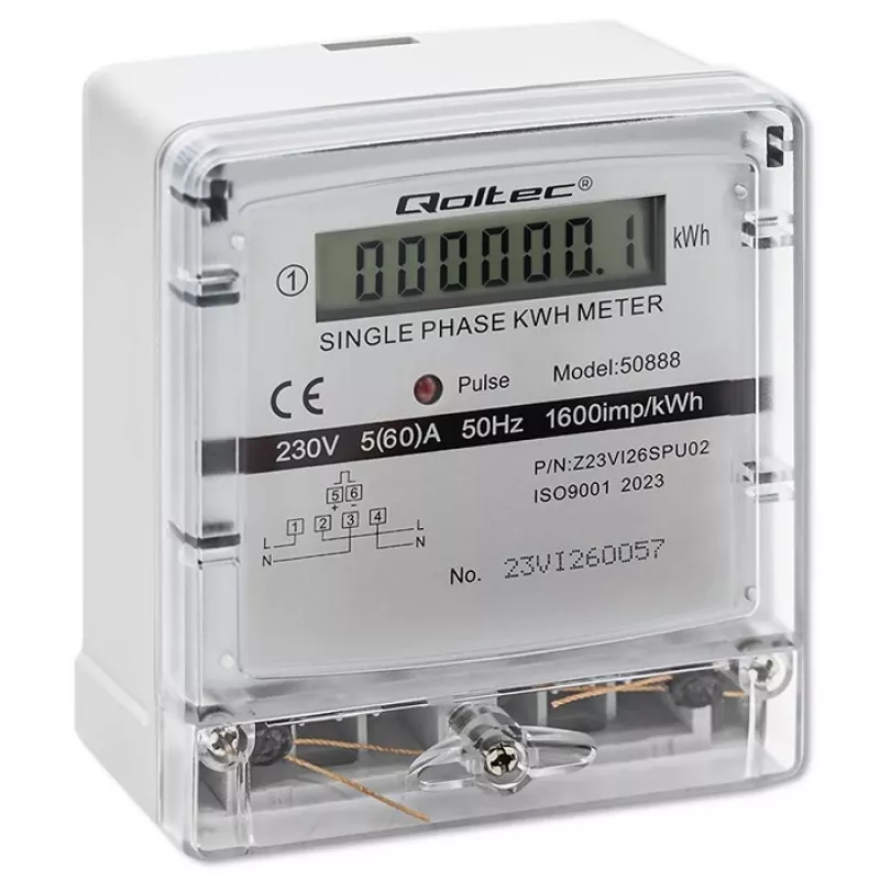 Vienfazis elektroninis elektros energijos skaitiklis 230V LDC