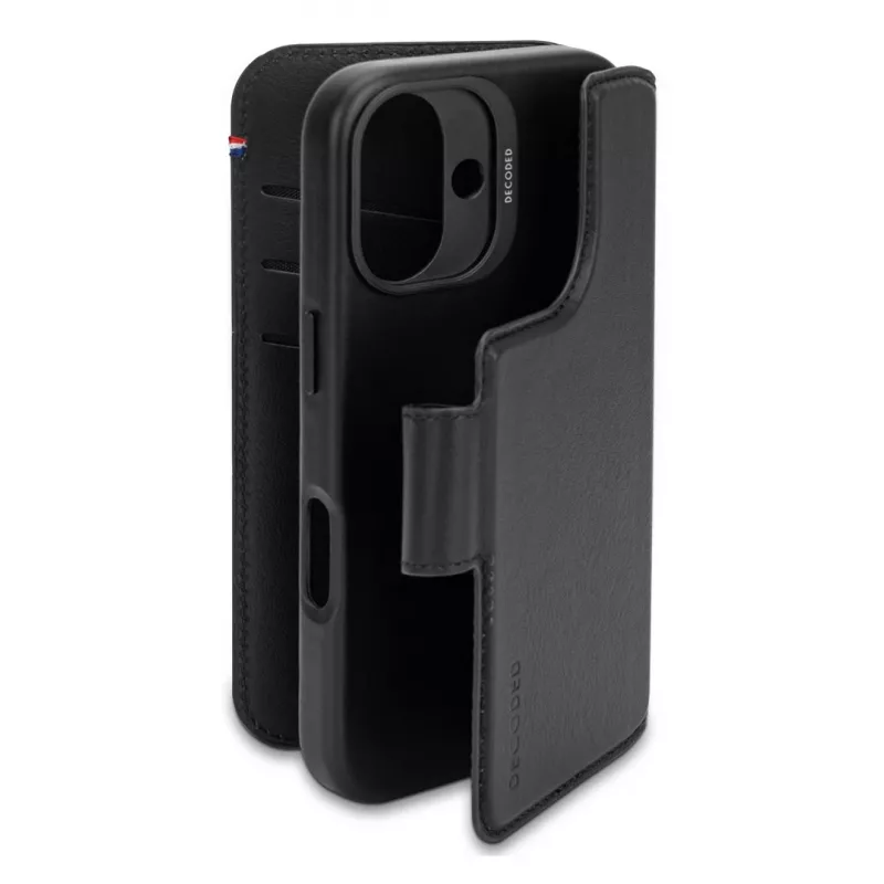 Odinis dėklas iPhone 16, juodas