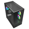 PC korpusas Sharkoon MK6 RGB Midi Tower Baltas