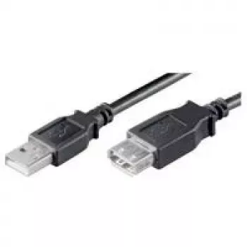 Wentronic Goobay USB 2.0 Hi-Speed ilginimo laidas, juodas, 0,6 m - USB 2.0 kištukas (A tipas) > USB 2.0 lizdas (A tipas) (68625)