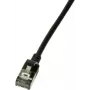 LogiLink plonas U/FTP tinklo kabelis 3 m, Cat6a, juodas (CQ9063S)