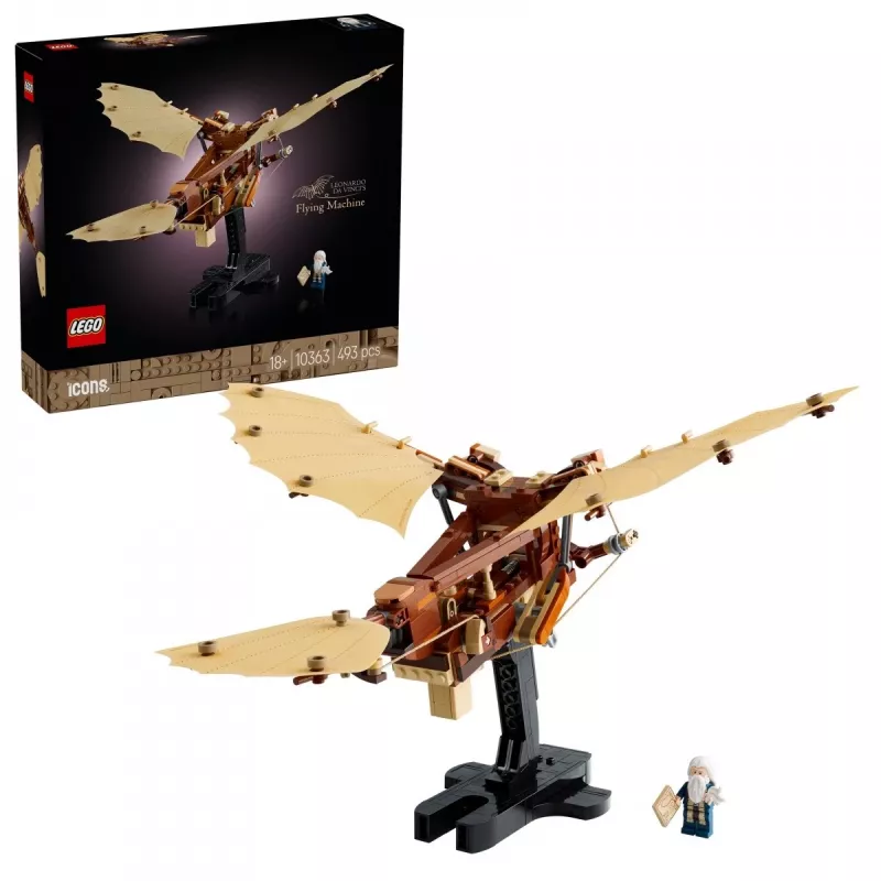 LEGO ICONS 10363 Leonardo da Vinci skraidymo aparatas