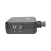 Eaton Tripp Lite serijos 2 prievadų USB/HD kabelių KVM jungiklis su garsu ir vaizdu, kabeliais bei USB įrenginių dalijimusi
