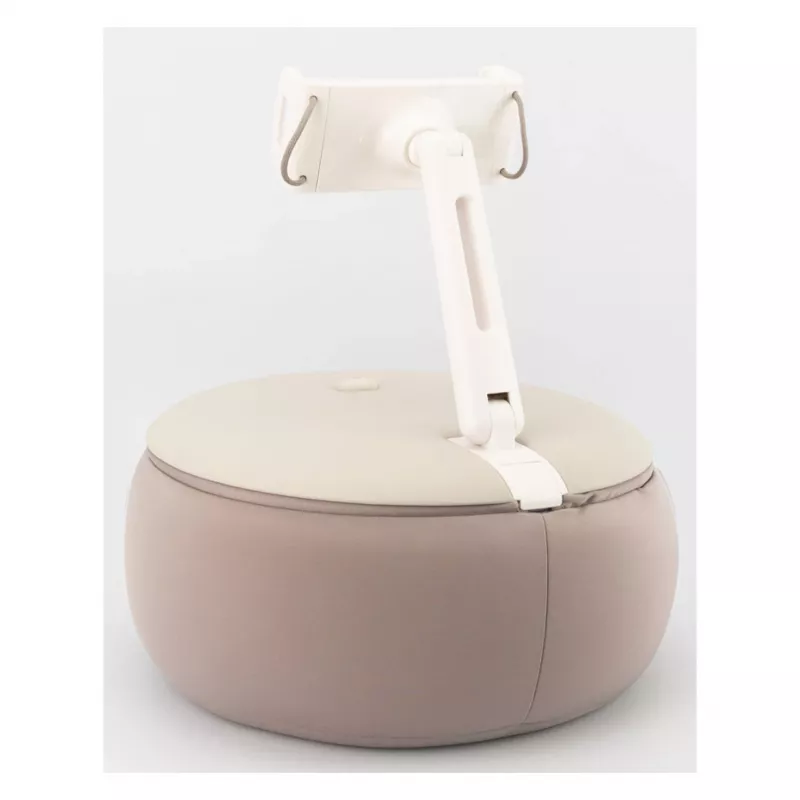 RealPower PillowStand-1 pasyvus laikiklis telefonui ir planšetei, smėlio spalvos