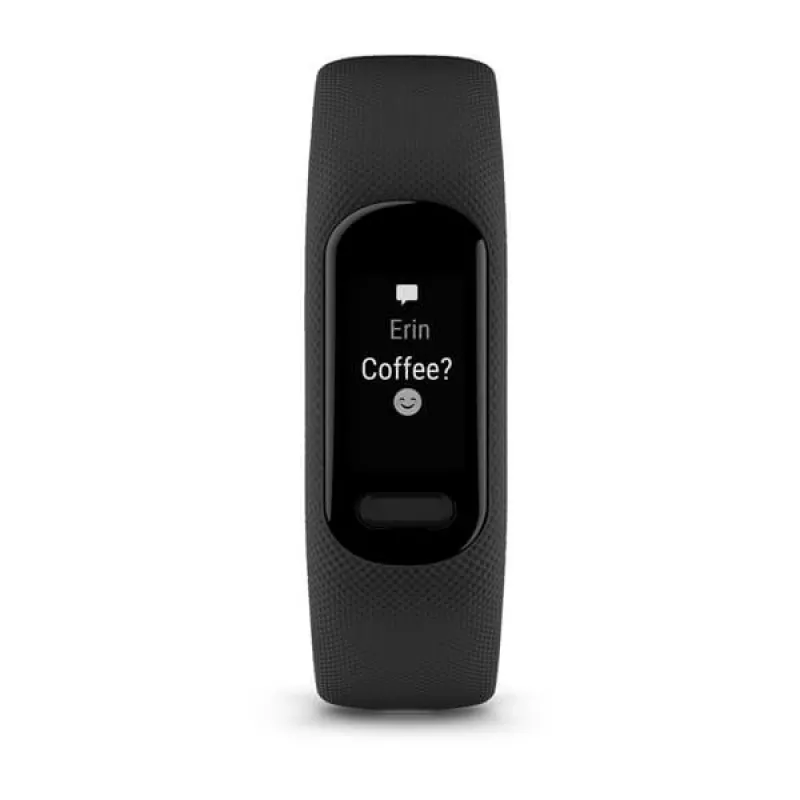 Garmin VIVOSMART 5 OLED skaitmeninis 88 x 154 pikseliai liečiamas ekranas Juodas GPS