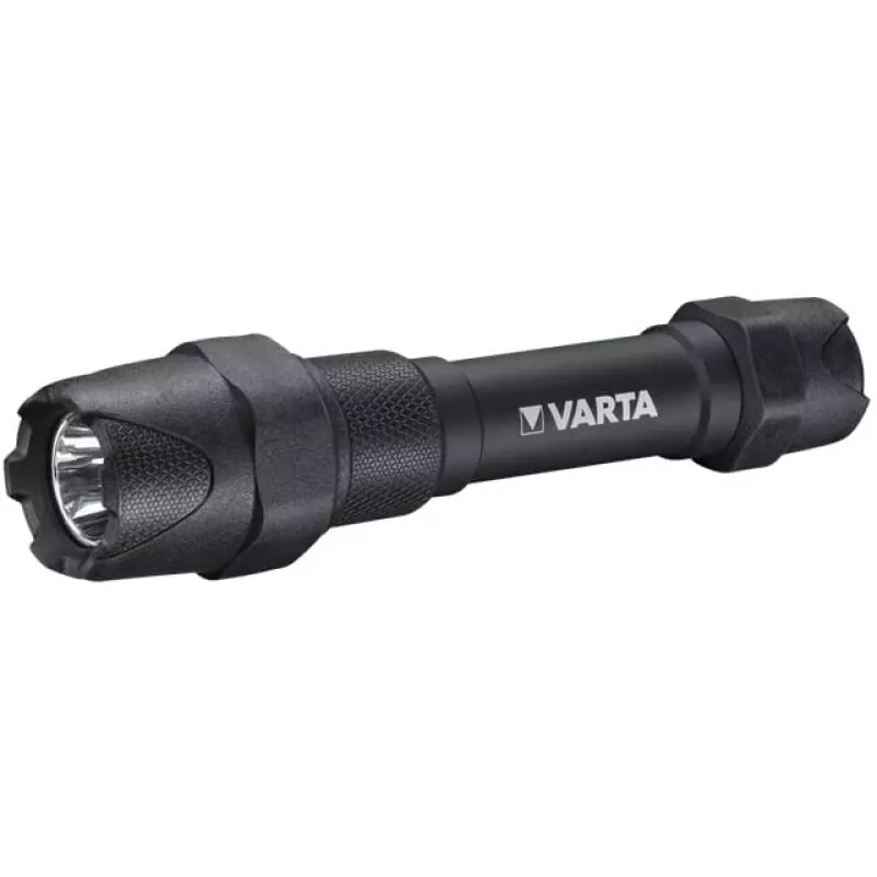 Varta Indestructible F20 Pro – nešiojamas prožektorius, juodas, aliuminis, 9 m, IP67, LED