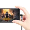 3-in-1 įkrovimo laidas ColorWay CW-CBUU037-BK — Lightning, Micro-USB, USB-C, 1 m, 2,4 A