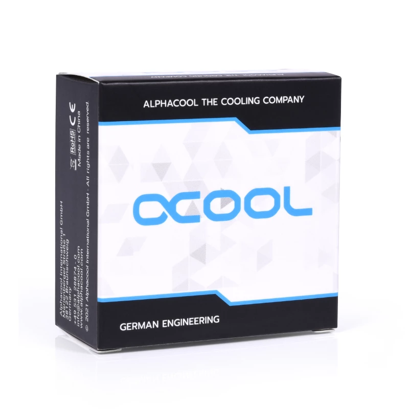 Alphacool 17591 chromuota žarnos jungtis 1/4 colio sriegis