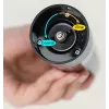 Druskos malūnėlis PROMIS MP34, keraminis peiliukas, reguliuojamas smulkumas, 180 mm, juodas, USB