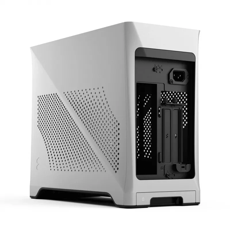 Fractal Design Era 2 Mini Tower sidabrinis