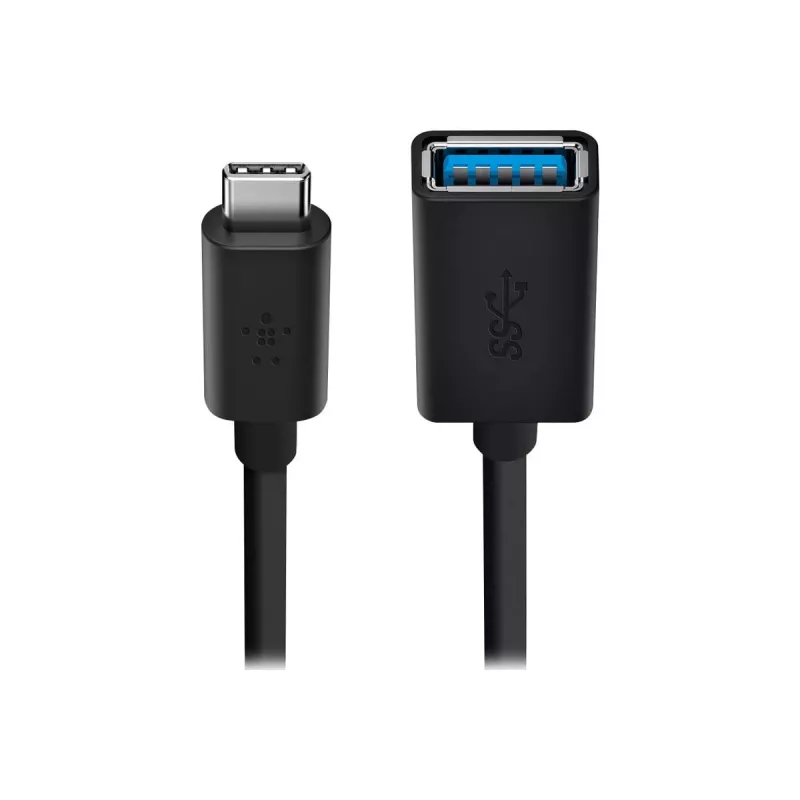 Belkin USB 3.0 adapteris iš USB-C į USB-A, 5 Gbps, juodas