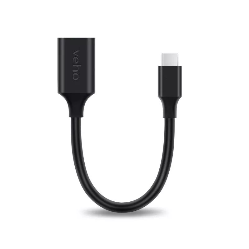 USB-C į USB 3.1 adapteris Veho VCL-220-USBCA, kompaktiškas dizainas, USB-C į USB-A