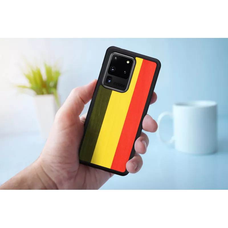 Dėklas Man and Wood Samsung Galaxy S20 Ultra reggae juoda