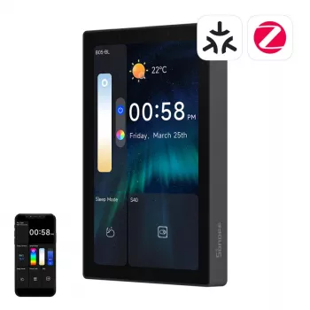 SONOFF NSPanel Pro 120 išmanusis valdymo skydelis su Matter, WiFi, Bluetooth, ZigBee (juodas)