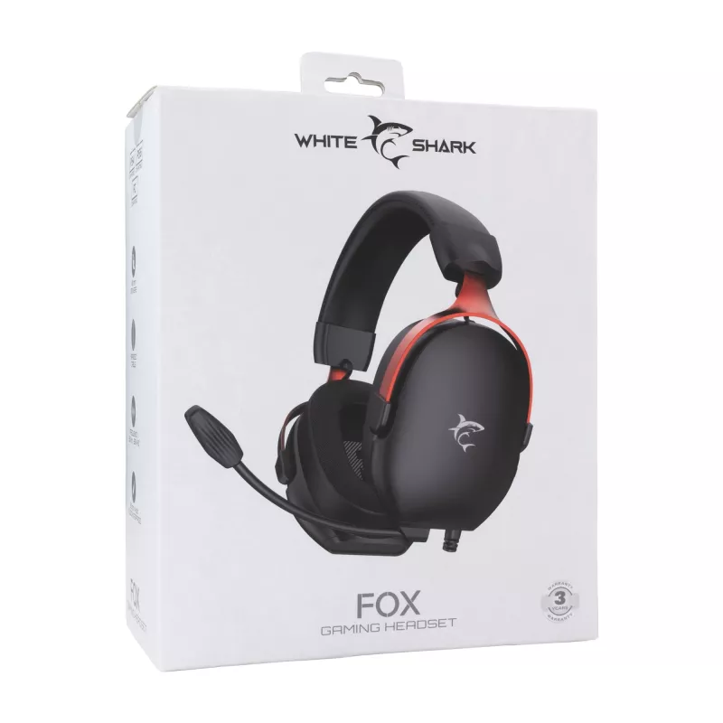 Ausinės White Shark GH-2445 Fox Black