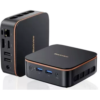 Blackview MP20 Mini PC, 16 GB RAM, 512 GB SSD, Windows 11 Pro, Juoda