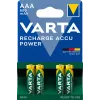 VARTA HR03 AAA įkraunamos baterijos Accu Power 800 mAh 56703 4 vnt. Žalia