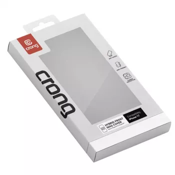 Crong Hybrid Frost MAG dėklas iPhone 17 matinė juoda