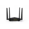 Belaidis maršrutizatorius Tenda AC10 Gigabit Ethernet dviejų juostų (2,4 GHz / 5 GHz) Juodas