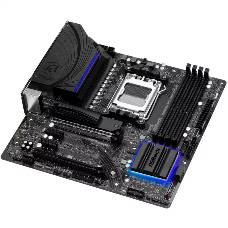 Motininė plokštė ASRock B650M PG Riptide AMD B650 Socket AM5 micro ATX