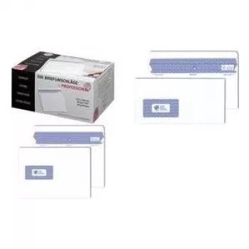 Vokas MAILmedia Revelope Professional DIN lang+ be langelio baltas 500 vnt.
