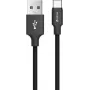 USB Micro USB kabelis Devia Pheez Series 5V 2,4A 1m raudonas