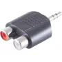 3,5 mm lizdo adapteris į 2 x RCA ShiverPeaks 57090