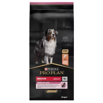 Purina Medium Adult Sensitive Skin 14 kg Lašiša