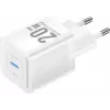 Vienos mobilusis įkroviklis FEPW0-EU — 20 W USB-C AC patalpų įkroviklis išmaniesiems telefonams, planšetėms, išmaniesiems laikrodžiams, ausinėms, baltas