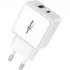 ANSMANN HC218PD - maitinimo blokas - 18 W - 3000 mA - PD, QC 3.0 - 2 išvesties prievadai (USB, USB-C) - baltas (1001-0111)