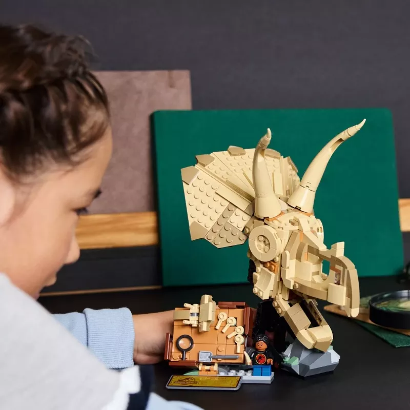 LEGO JURASSIC WORLD 76969 Dinozaurų fosilijos: Triceratops kaukolė