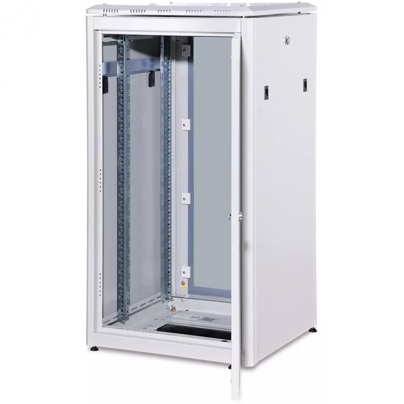 DIGITUS Professional Unique DN-19 22U-6/6-1 – tinklo spinta, šviesiai pilka RAL 7035, 22U, 48,3 cm (19 inch)