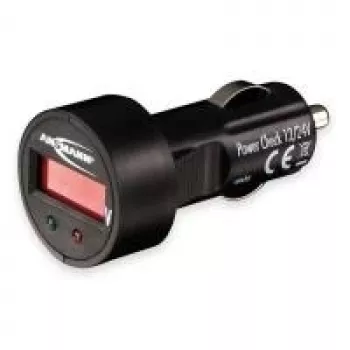 Ansmann PowerCheck12/24V, akumuliatoriaus įtampos testeris automobiliui 12V/24V (1900-0019)