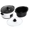 Adler AD 6413r Lėtai verdantis puodas, 5,8 l, Baltas