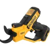 Genėjimo žirklės DeWALT DCMPP568N-XJ, akumuliatorinės, maks. pjovimo Ø 3,8 cm, LED šviesa, 1,34 kg