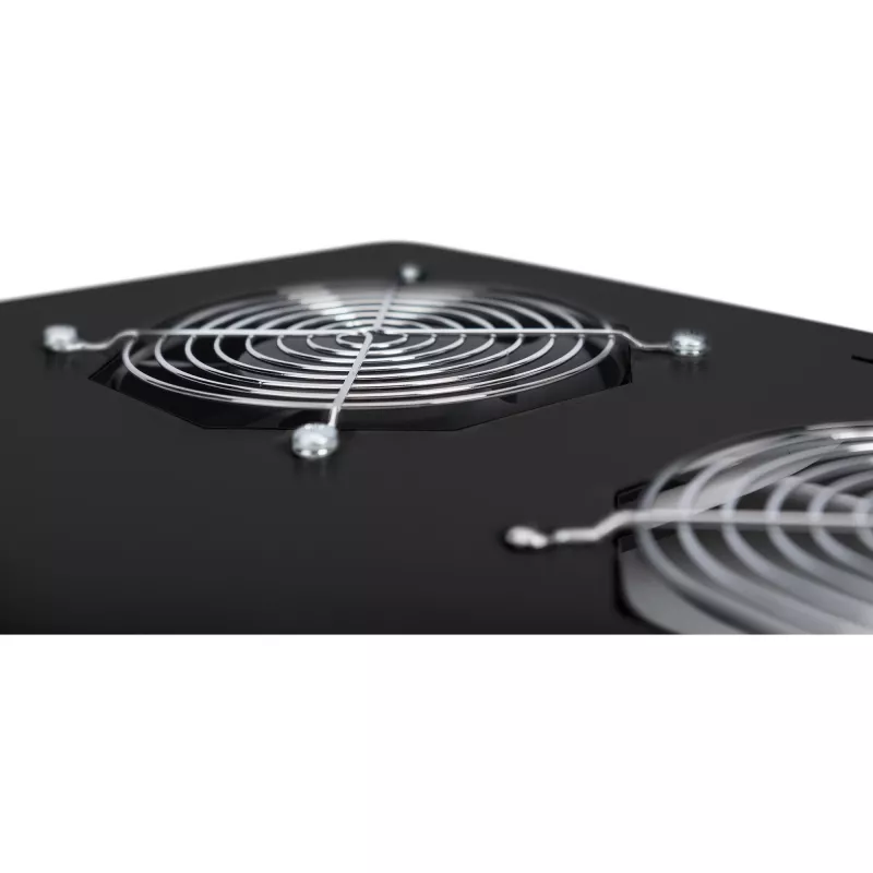 Stogo vėsinimo įrenginys Digitus DN-19 FAN-4-B-N, 19 inch, juodas RAL 9005