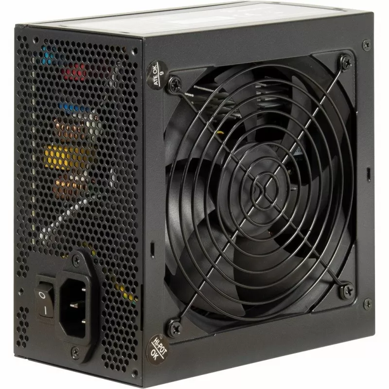 Inter-Tech ArgusNT BPS-500 maitinimo blokas 500 W 20+4 pin ATX ATX Juoda