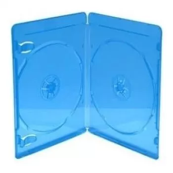 MediaRange BOX39-2-50 – jewel dėklas – 2 diskai – mėlynas – permatomas – plastikinis – 120 mm – atsparus dulkėms, įbrėžimams ir smūgiams (BOX39-2-50)
