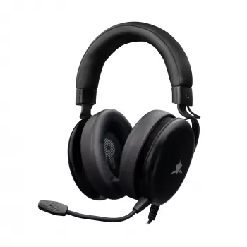 Žaidimų ausinės White Shark GH-2540 Elephant Black su RGB apšvietimu ir nuimamu mikrofonu