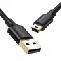 USB laidas UGREEN US132 Mini-USB 1 m – juodas, 480 Mbit/s, greitas įkrovimas
