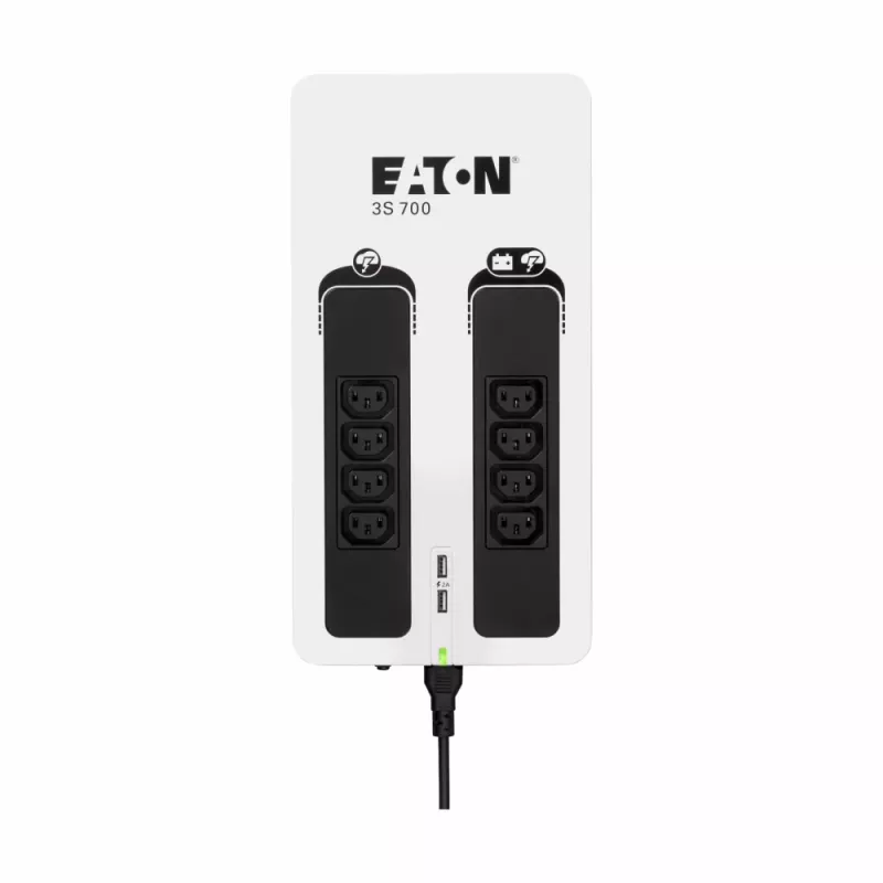 Eaton 3S700I nepertraukiamo maitinimo šaltinis (UPS) budėjimo režimo (Offline) 0,7 kVA 420 W 8 AC lizdai
