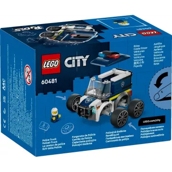 LEGO CITY 60481 Rides - Policijos sunkvežimis